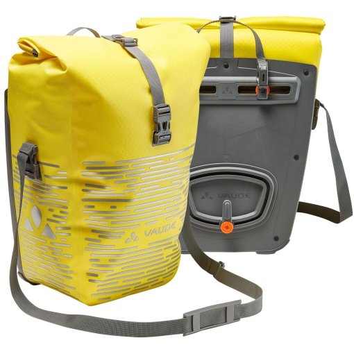 Zdjęcie: Vaude Aqua Back Luminum II Bike Pannier Rear (Pair) - 2x24L - canary