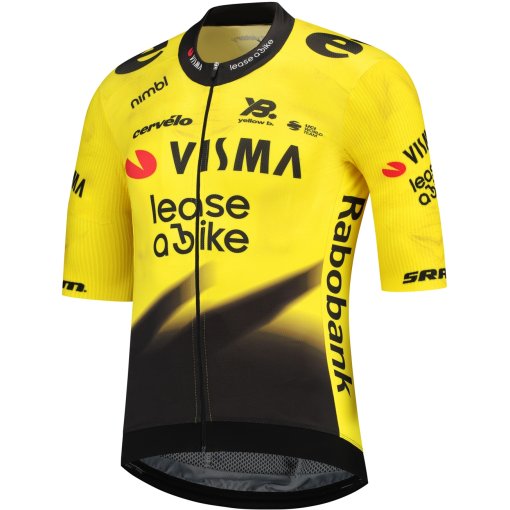 Photo produit de RAPidGEAR Team Visma | Lease a Bike Premium Aero Maillot manches courtes pour homme 2026 - yellow