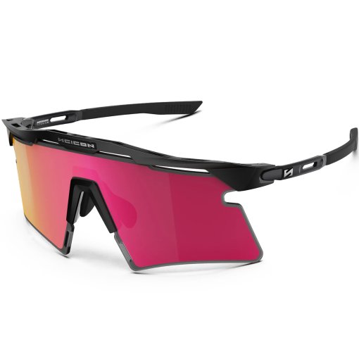 Billede af Scicon Aeroshade 2.0 Titanium Glasses - Matte Black - Multimirror Sunburst | Pink