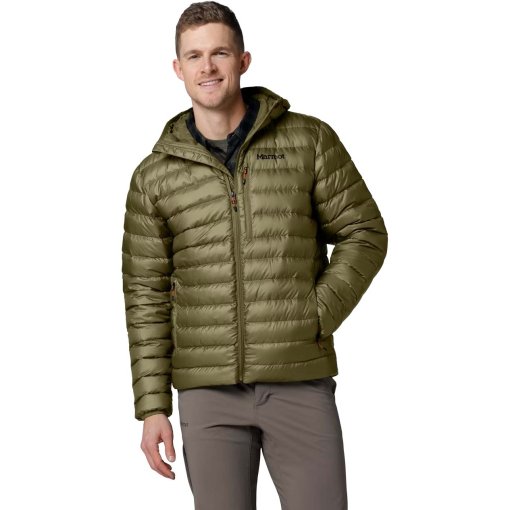 Foto de Marmot Highlander Chaqueta con capucha para hombre - surplus green
