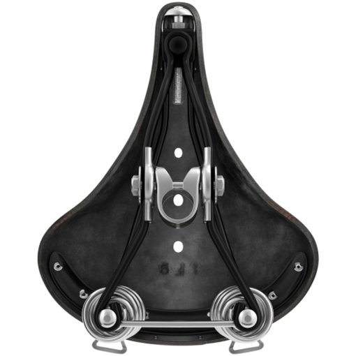 Brooks B66 Bend Leather Saddle - black | BIKE24