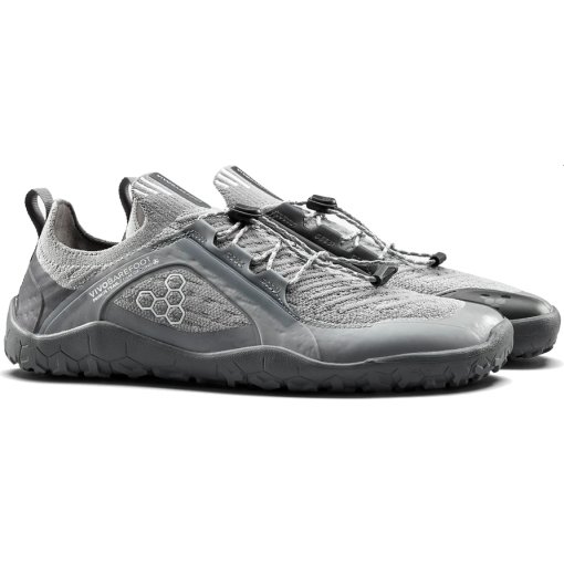 Immagine prodotto da Vivobarefoot Scarpe Barefoot Uomo - Primus Trail Knit Firm Ground - Ultimate Gray