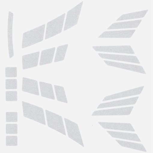 Photo produit de ABUS Ensemble d&#039;autocollants réflecteurs - URBAN-I 4.0