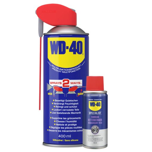 Produktbild von WD-40 Smart Straw Multifunktionsprodukt 400ml + Kettenreiniger Specialist 50ml