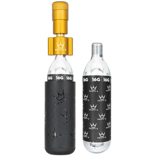 Foto de Peaty&#039;s Holeshot Bombona CO2 - Road &amp; Gravel (16g) - Bourbon