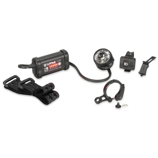 Productfoto van Lupine SL Nano AF Fietslamp Vooraan met 3.5 Ah SmartCore Accu - 35mm Houder