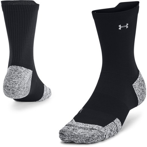 Immagine prodotto da Under Armour Calze - UA ArmourDry™ Run Cushion Mid-Crew - Nero/Nero/Reflective