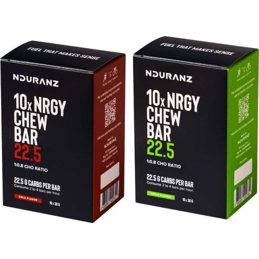 Foto de NDURANZ Barrita Masticable con Carbohidratos - Nrgy Chew Bar 22.5 - 10x30g