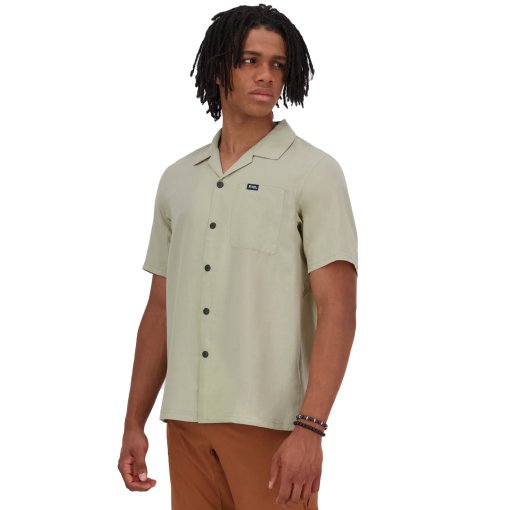 Immagine prodotto da Mons Royale Breezer Merino Camicia a maniche corte per uomini - dried eucalyptus