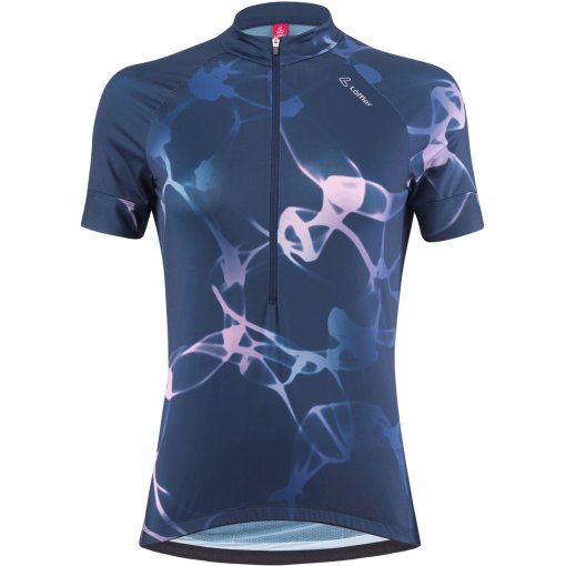Productfoto van Löffler Serenade Mid Half Zip Fietsshirt Dames - dunkelblau 495
