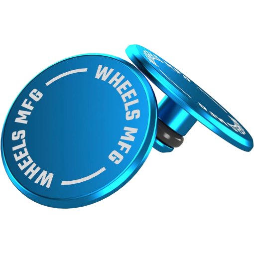 Produktbild von Wheels Manufacturing Achskappenset - blau/grün