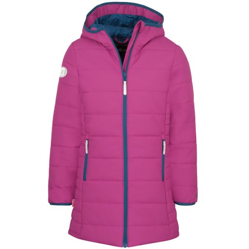 Foto de Trollkids Abrigo Niña - Stavanger - Bright Berry/Madeira Blue