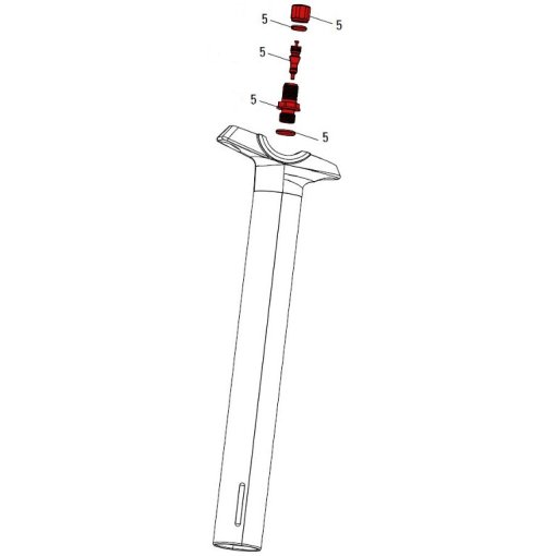 Immagine prodotto da RockShox Air Valve Assembly for Reverb Stealth - 11.6818.014.000