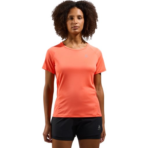Photo produit de Odlo T-Shirt Running Femme - Essentials Chill-Tec - living coral