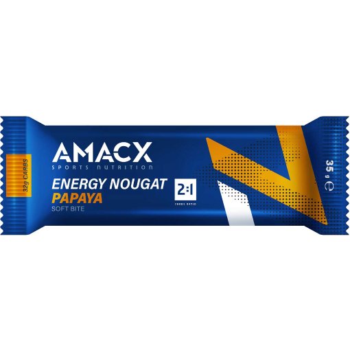 Produktbild von Amacx Energy Nougat Papaya - Kohlenhydrat-Riegel - 35g