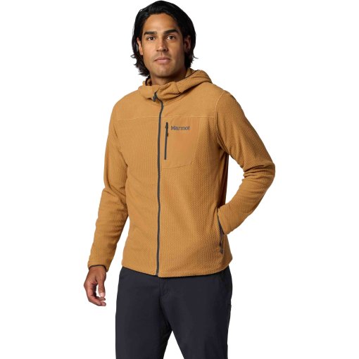 Photo produit de Marmot AirFleece Sweat à capuche pour hommes - dromedary