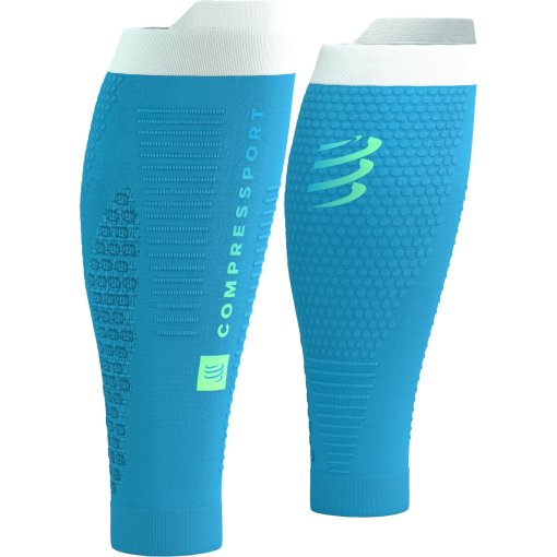 Productfoto van Compressport R2 3.0 Kuitcompressoren - norse blue/white