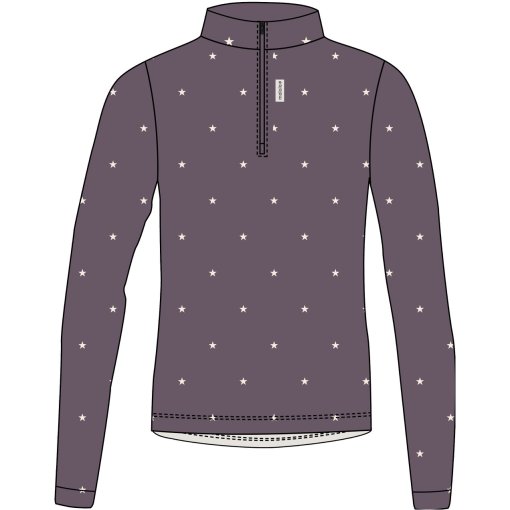 Produktbild von Maloja SawangM. Shirt Adventure Midlayer Langarmshirt Damen - stormy lilac stars 1314