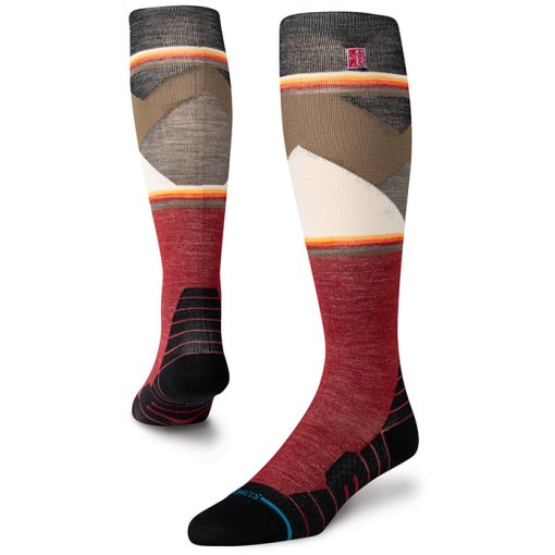 Foto de Stance Calcetines Unisex - Jimmy Chin Ultralight Wool Snow - rojo