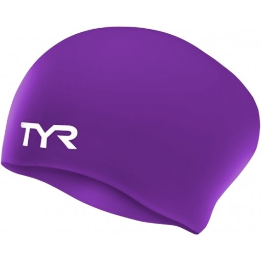 Immagine prodotto da TYR Cuffia Nuoto in Silicone - Long Hair Wrinkle-Free - lilla