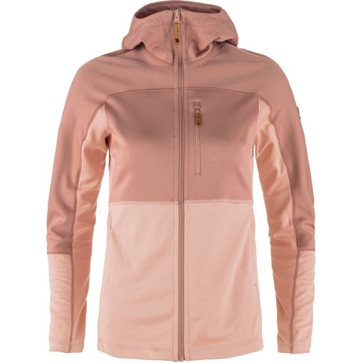 Foto de Fjällräven Fleece Chaqueta con Capucha Mujer - Abisko Trail - chalk rose-dusty rose