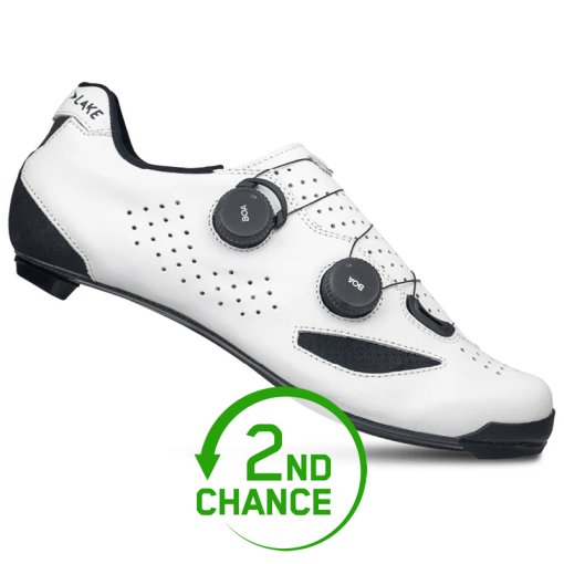 Produktbild von Lake CX239 Rennradschuhe Herren - Breit - weiß/schwarz - B-Ware