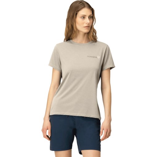 Foto de Norrona Camiseta Mujer - femund tech - Oatmeal