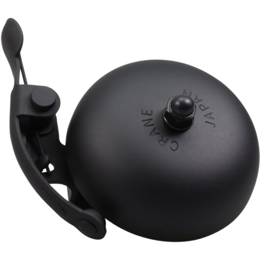 Foto van Crane Bell Co. Suzu Fietsbel - Steel Band Mount - all black