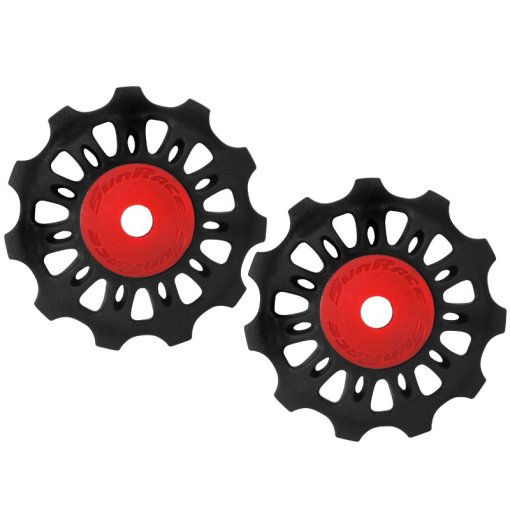 Immagine prodotto da SunRace SP856 Pulley Wheels - 11 teeth - 9/10/11-speed - black / red