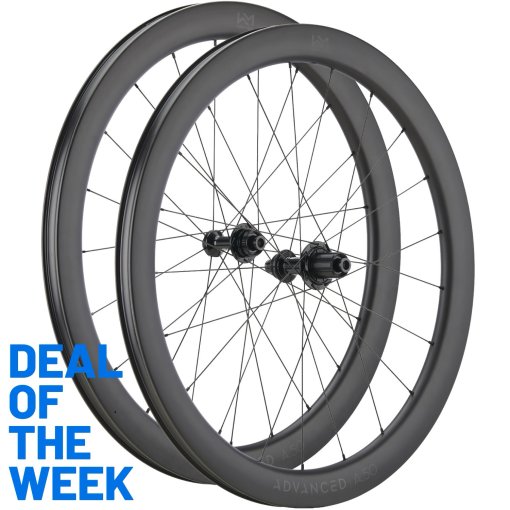 Photo produit de Newmen Paire de Roues - Advanced A.50 - 28&quot; | Carbon | Clincher | Centerlock - 12x100mm | 12x142mm - Shimano HG - Offre spéciale