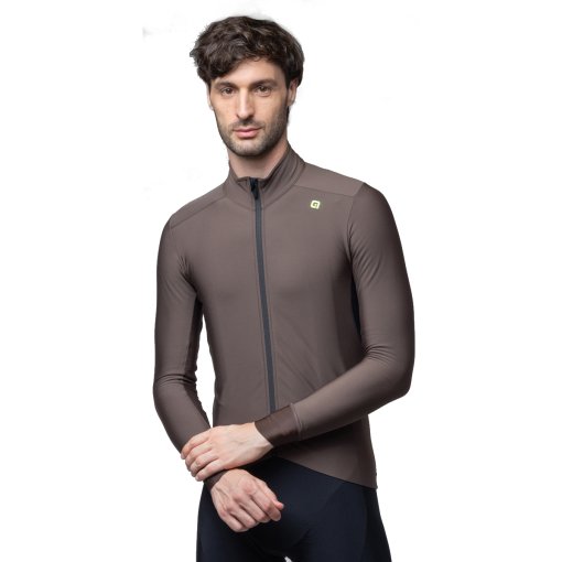 Photo produit de Alé Maillot Manches Longues Homme - KLIMATIK K-IDRO - coffee