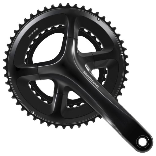Shimano 105 FC-R7100 Crankset - 2x12-speed - black | BIKE24