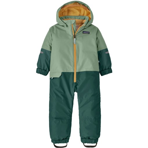 Foto de Patagonia Mono de Esquí Bebé - Snow Pile One-Piece - Ellwood Green