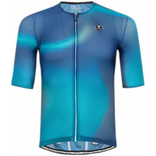 Productfoto van PISSEI Superlight Magistrale UAE Fietsshirt met Korte Mouwen Heren - Blue/Petroleum