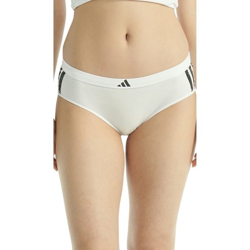 Picture of adidas Sports Underwear Active Essentials Cotton 3 Stripes Hipster Women - white