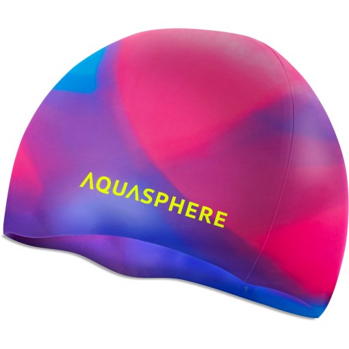 Foto de AQUASPHERE Gorro Natación de Silicona - Plain - Multicolor/Yellow