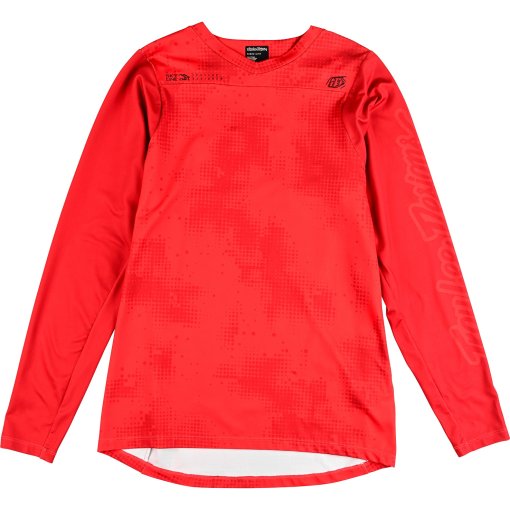 Foto de Troy Lee Designs Maillot de Manga Larga Hombre - Skyline Chill - Scattered Fire Orange