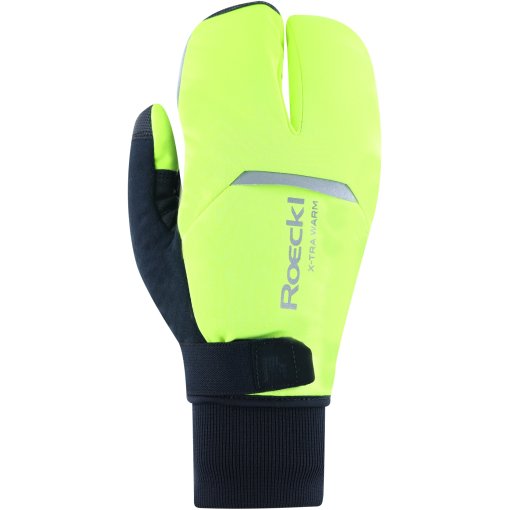 Foto de Roeckl Sports Guantes Ciclismo - Villach 3 Lobster - fluo yellow 2100