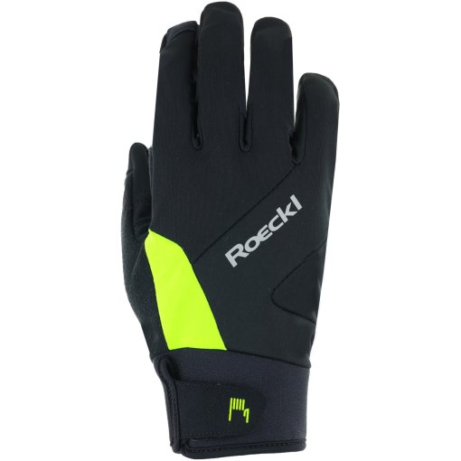 Foto de Roeckl Sports Guantes Ciclismo Niños - Reichenthal 2 - black/fluo yellow 9210