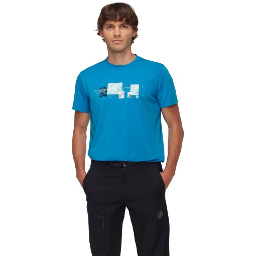 Foto de Mammut Camiseta Hombre - Mountain 3308m - glacier blue