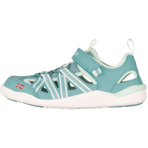 Productfoto van Trollkids Saltfjord Barefoot Sandalen Kinderen - Aqua Haze/Aqua Marble