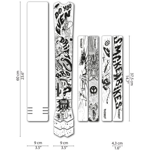 Immagine prodotto da DYEDBRO Pellicola Protettiva per Telaio - Fluor - black gloss