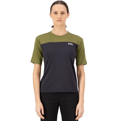 Immagine prodotto da Mons Royale Maglia Ciclismo a Maniche Corte Donna - Diversion Merino - fern / 9 iron