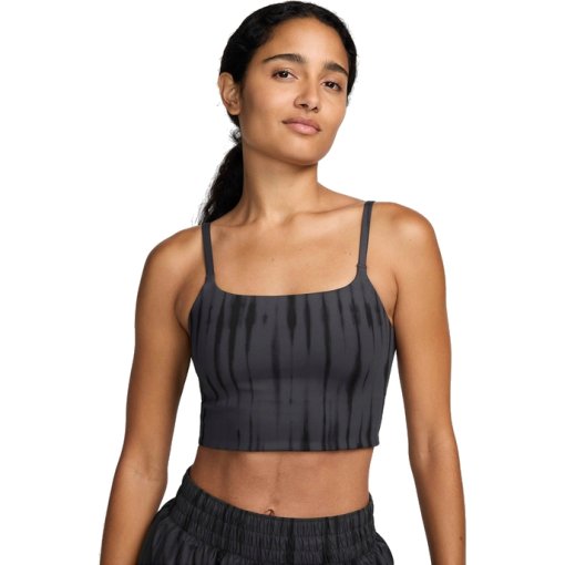 Foto de Nike Sujetador deportivo de sujeción ligera Mujer - One Convertible - anthracite/anthracite FZ6749-068