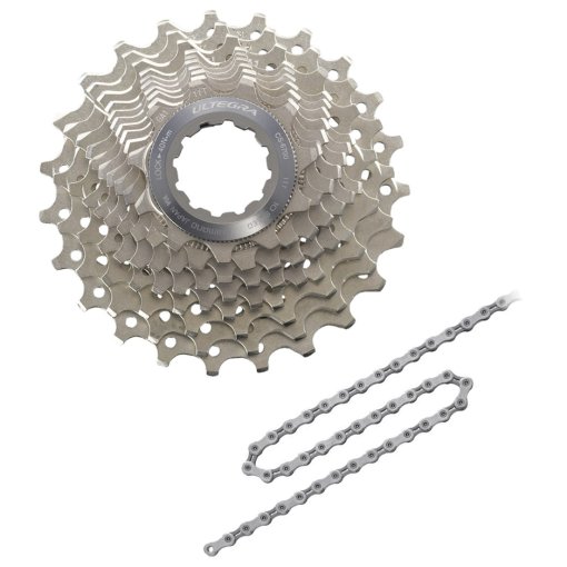 Immagine prodotto da Shimano Ultegra Kit parti di usura 10 velocità – Cassetta CS-6700 + Catena CN-6701