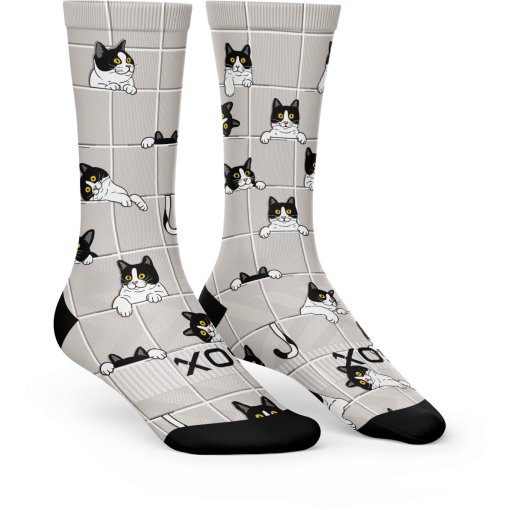 Foto de Sox Footwear Active Crew Calcetines - peekaboo paws