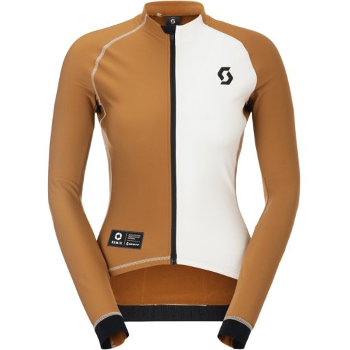 Produktbild von SCOTT RC Pro Warm Remix Langarmtrikot Damen - bread brown/cotton white