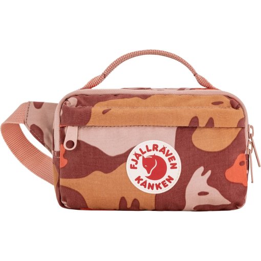 Productfoto van Fjällräven Kånken Graphics 2L Heuptasje - chalkrose-hidden animals