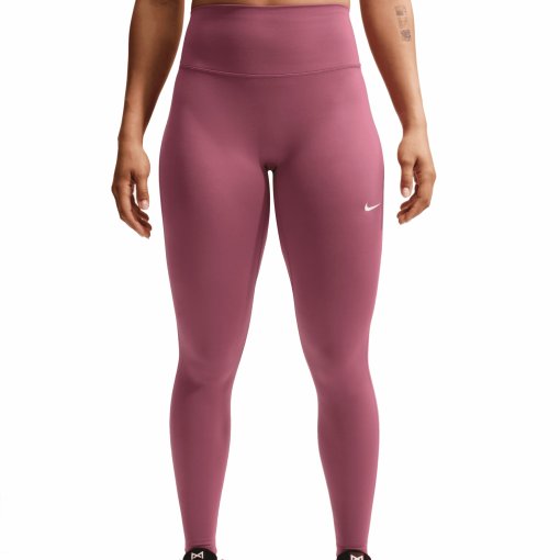Picture of Nike One Seamless Front Leggings Women - pink smoke/white HJ9195-654