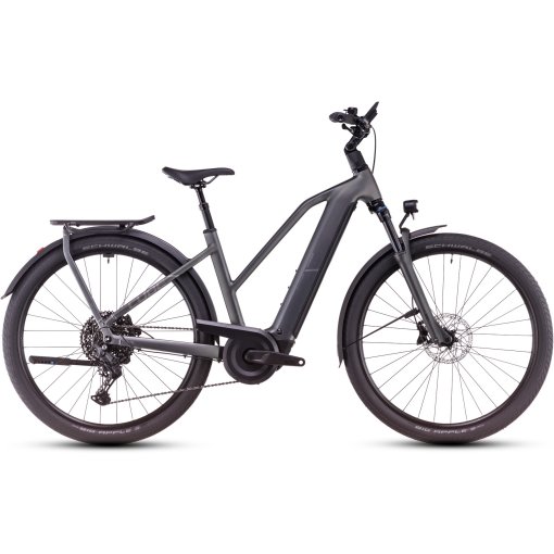 Immagine prodotto da CUBE Bici Elettrica Trekking Donna - KATHMANDU HYBRID Pro 800 - 2025 - slabgrey / chrome